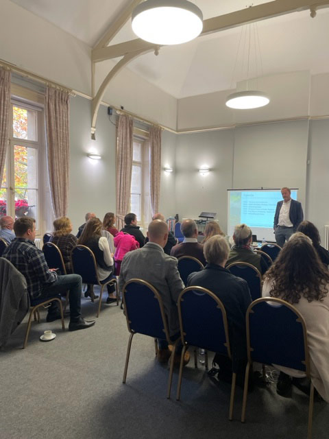 Paul presenting at Better Together event