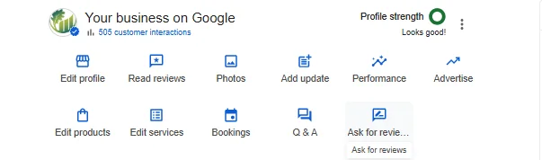 The location of the 