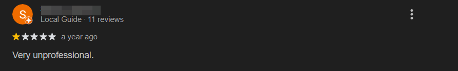 Fake Review Example 2