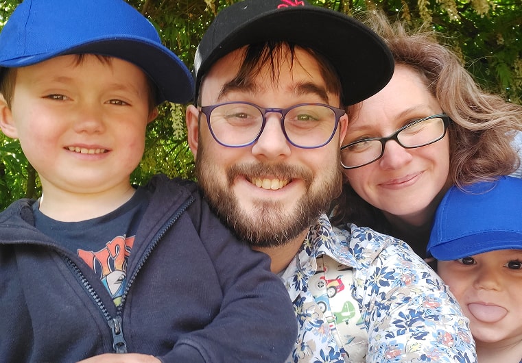 Sam and family