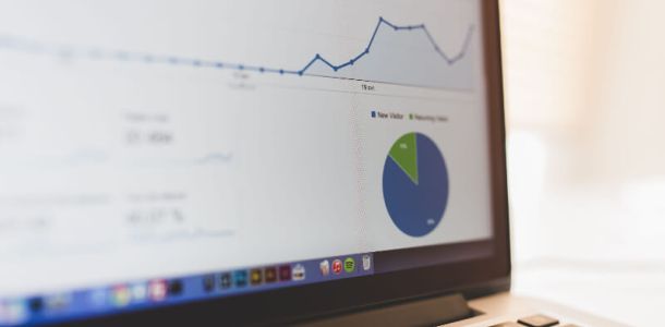 A screenshot of a Google Analytics report, to visually represent an increase in traffic.