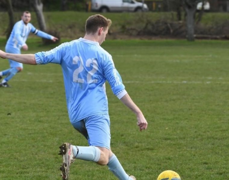 james playing football