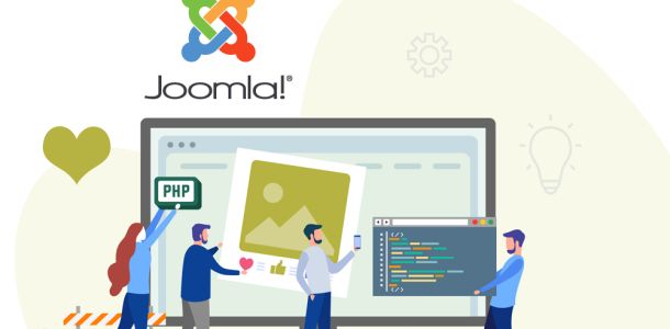 people building website
