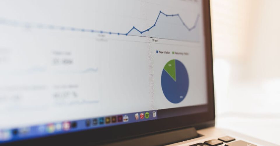 A screenshot of a Google Analytics report, to visually represent an increase in traffic.